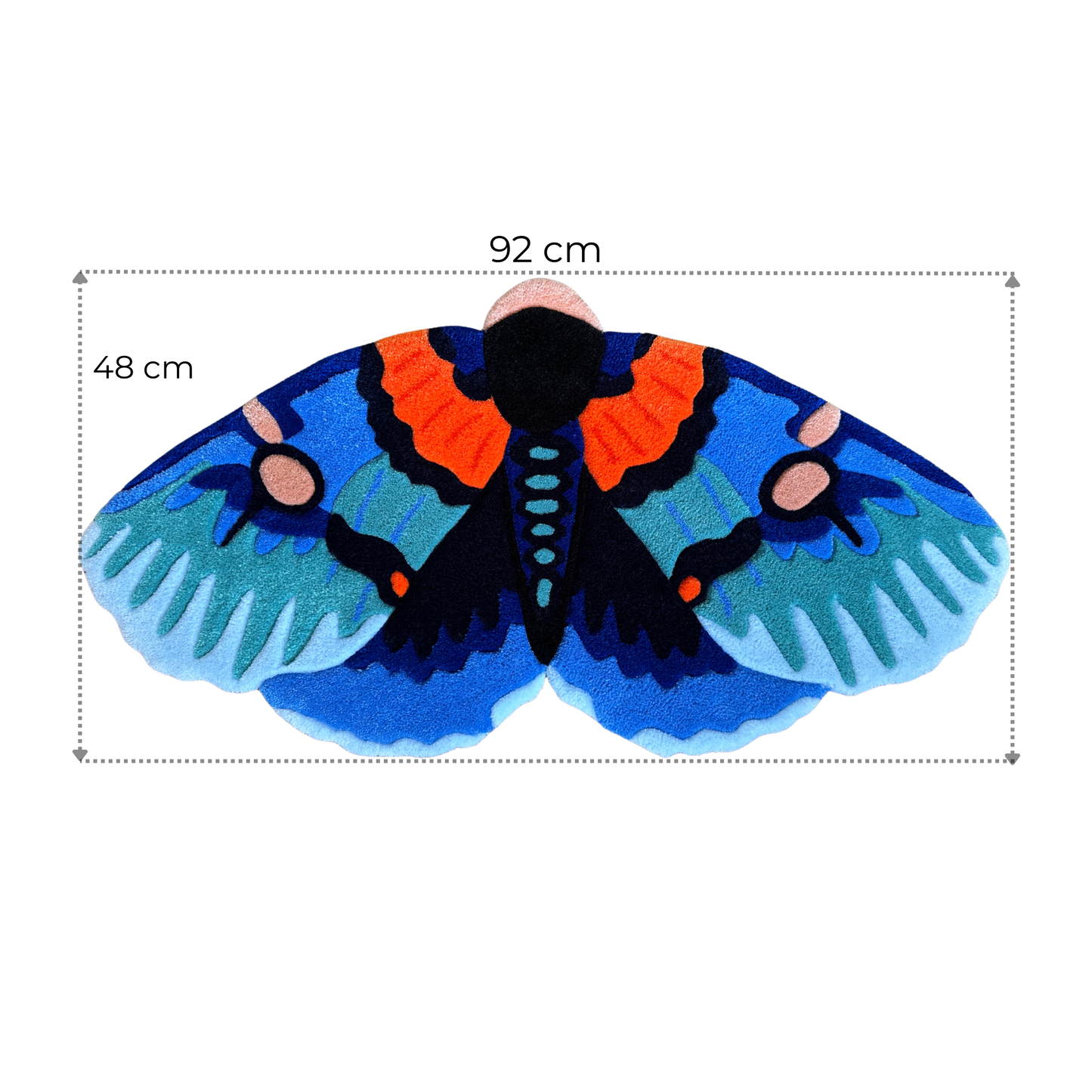 PRE-ORDER - Turquoise moth