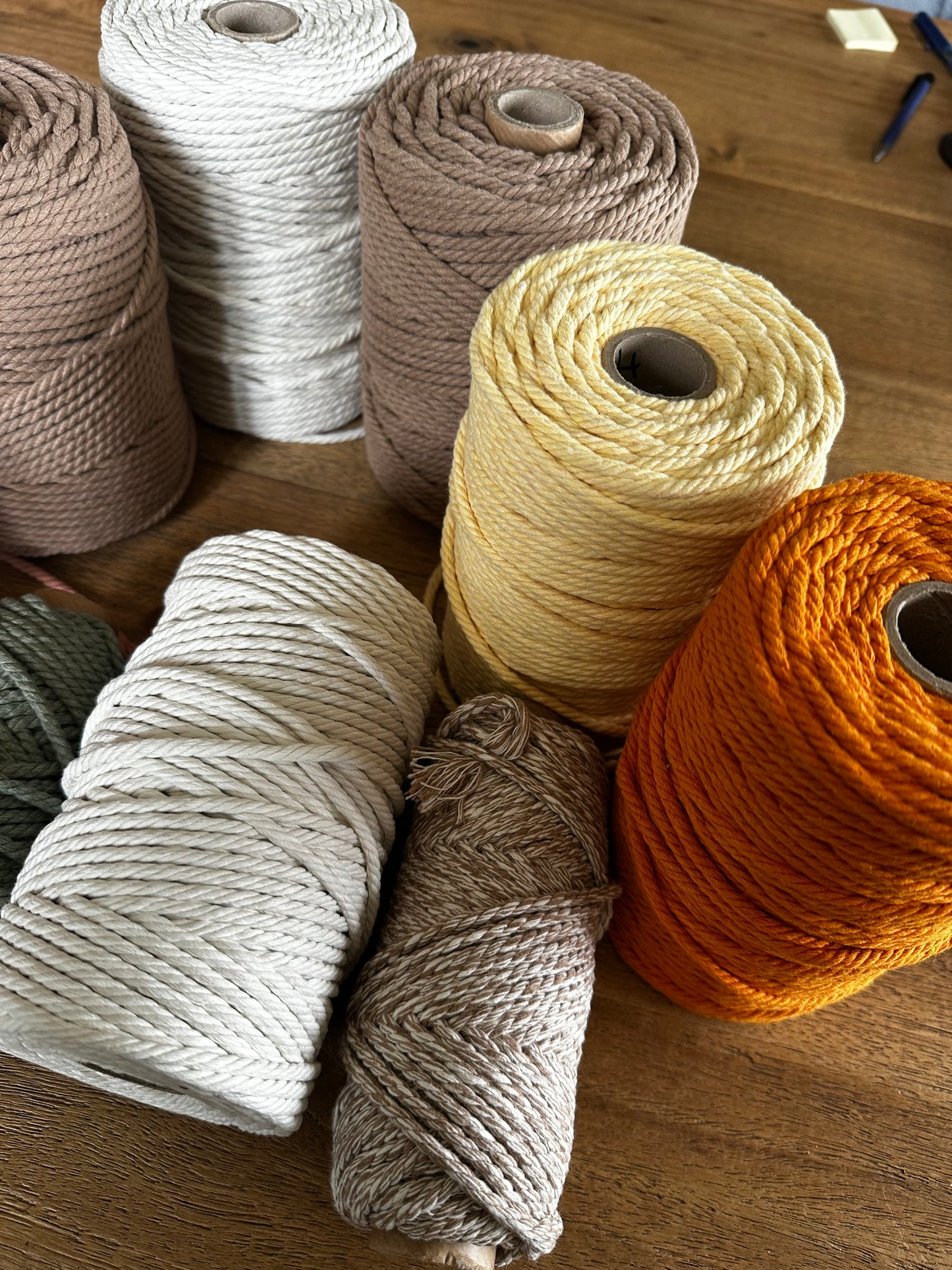 Destockage : Corde macramé coton torsadé 4mm