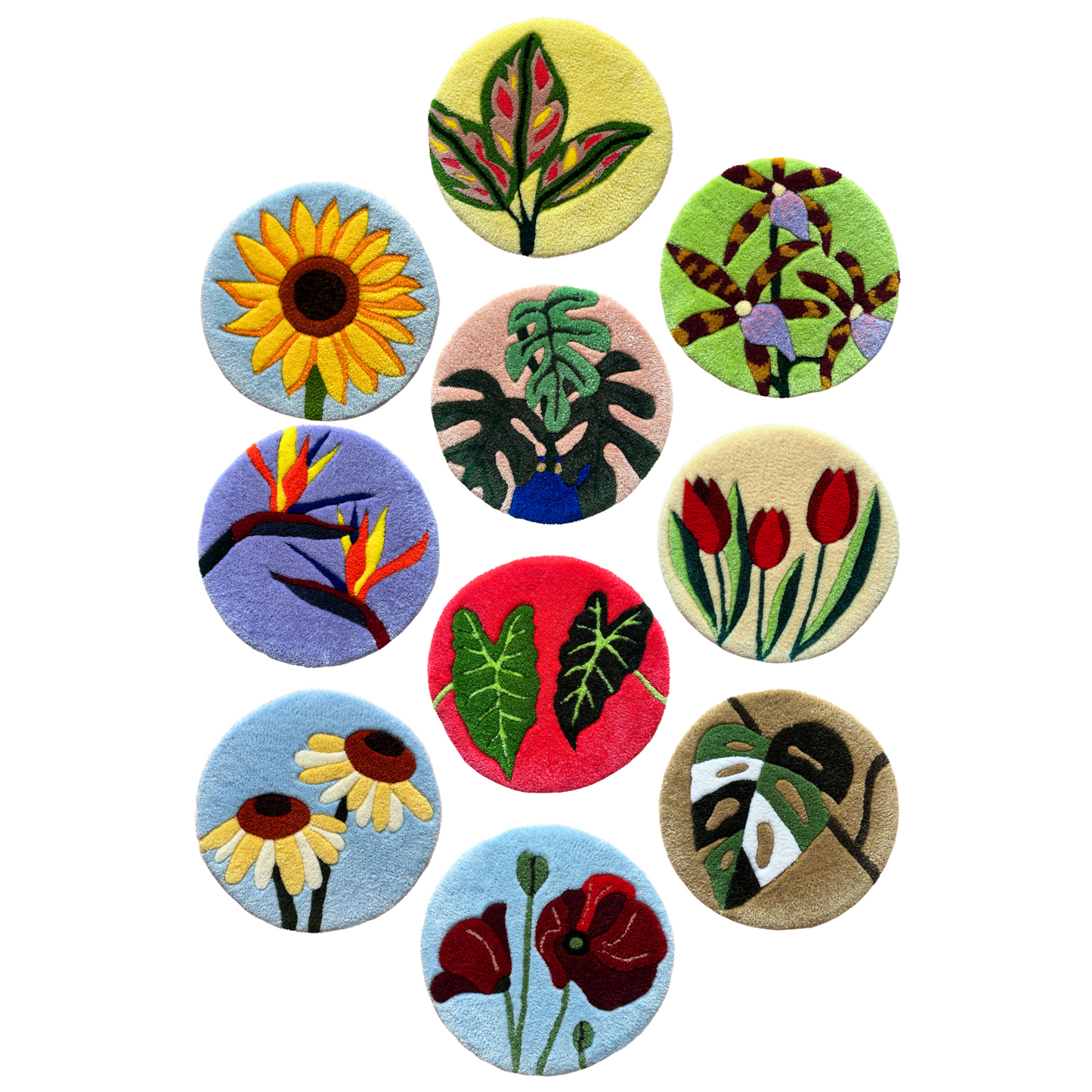 Mini Tapis Muraux - Plantes