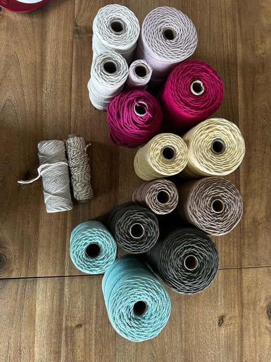 DESTOCKAGE corde macramé 3mm