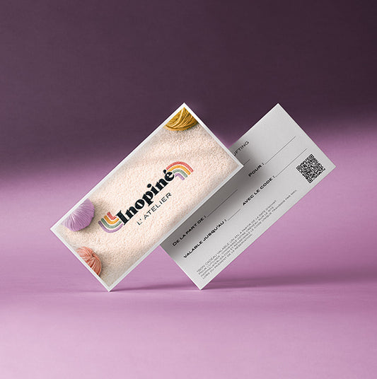 Carte Cadeau Atelier Tufting