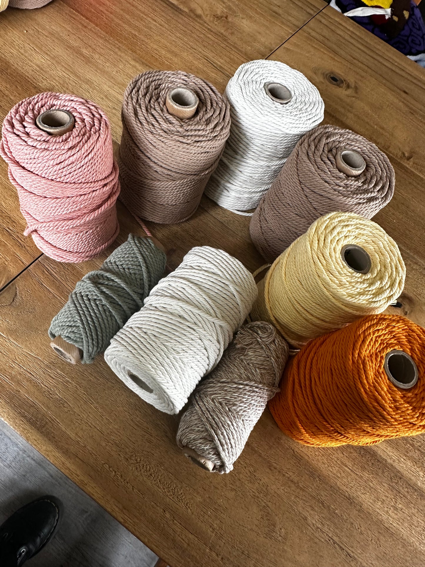 Destockage : Corde macramé coton torsadé 4mm